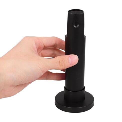 Luxshiny Adjustable 10cm Stainless Steel Toilet Support Foot for Restroom Partition Hardware Bracket Public Bathroom Stall Partition Fitting with Sturdy Stand in Kuwait