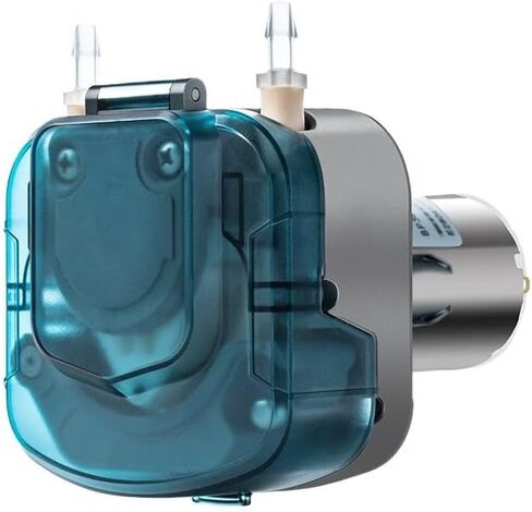 BP600 Small Peristaltic Dosing Pump 12V 24V with DC Brushed or Stepper Motor of 600ml/min Food Grade Silicone Tubing 1mm for Liquid Filling and dispensing (BP600-Stepper-660ml/min) in Saudi Arabia