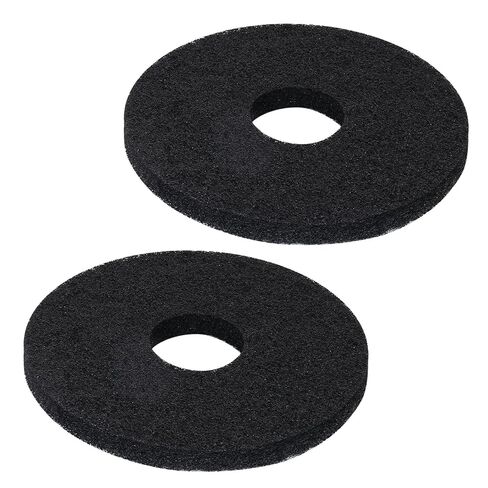 قرص تنظيف مقاس 12 بوصة لآلة الأرضية المدارية Oreck ORB550MC، وسادات تنظيف الأرضيات السوداء التجارية 437.071 للخرسانة النظيفة العميقة والأوساخ والبقع وبقع الطلاء، وتجريد الشمع أو اللمسة النهائية (عبوتان) in Kuwait