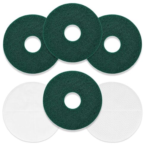 12 Inch Floor Machines Pads Compatible with Oreck Commercial 550MC Orbiter Floor Machine: 3 Kinds Materials are Available to Meet Various Floors (6 Packs£© in Kuwait