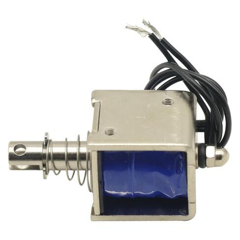 2PCS DC12V Open Frame Solenoid 10mm Stroke Push Pull Type Electronic DC Electromagnet 20N Force in Saudi Arabia