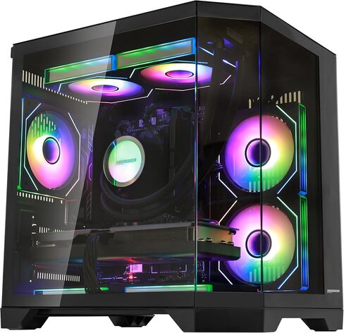 Ocean of Stars Gaming PC - - AMD Ryzen 5 7600x ، Intel ARC B580 12GB ، 32GB DDR5 RAM ، 1TB PCIE + 1TB SATA SSD ، 11 AC Wi -Fi ، 850 PSU ، Windows 11 Pro - سطح المكتب سطح المكتب in Kuwait