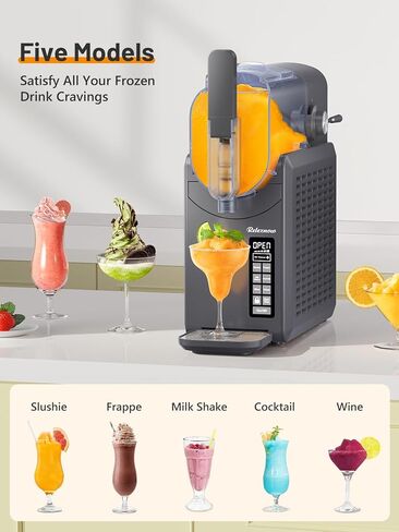آلة سلوشي، آلة سلاشي 88 أونصة للمنزل، صانع مشروبات مجمدة احترافية مع تنظيف ذاتي، 6 برامج معدة مسبقًا للمارجريتا والفرابيه والحليب المخفوق والمزيد in Kuwait