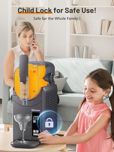 آلة سلوشي، آلة سلاشي 88 أونصة للمنزل، صانع مشروبات مجمدة احترافية مع تنظيف ذاتي، 6 برامج معدة مسبقًا للمارجريتا والفرابيه والحليب المخفوق والمزيد in Kuwait