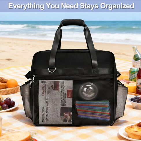 Slushi Bag for Ninja Slushie Max FS605 Series, Portable Slushie Accessories, Travel Carrying Bag Case Cover for Ninja SLUSHi Max Smart Frozen Drink Maker - Side Opening, Black in Saudi Arabia