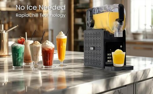 Frozen Drink Maker with RapidChill™ Technology – 85 oz Vessel, 64 oz Max Fill – Slushie, Margarita, Smoothie & Frozen Cocktail Machine, No Ice Needed in Saudi Arabia