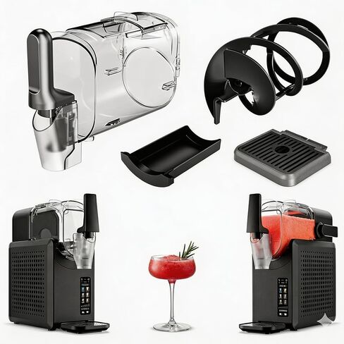 مجموعة قطع غيار ماكينة Slushie لآلة VIBOFROST & Iceman سعة 90 أونصة، تتضمن شفرة التحريك، وموزع، وصينية التنقيط، وصندوق التجميع in Kuwait