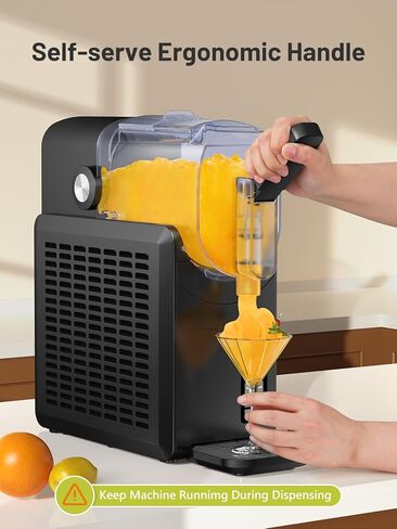 KEENSTAR Slushie Machine, Slushy Machine for Home with 5 Preset Programs, No Ice Needed, Frozen Drink Maker with Self-Cleaning for Frozen Margaritas, Frappés, Milkshake & More in Kuwait