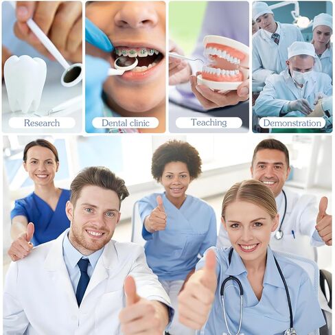 20 Sets Disposable Dental Tools for Teeth Inspection, 5 Pcs Sterile Packaging Teeth Cleaning Tools, Dental Mirror Explorer Probe Plier Family Oral Care Tool in Saudi Arabia