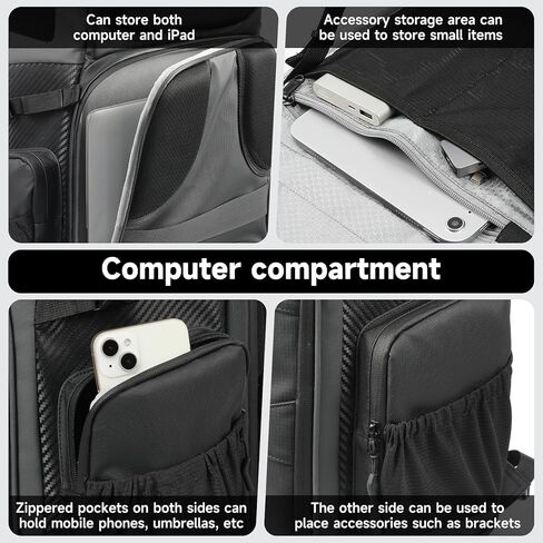 STARTRC Outdoor Backpack 40L for DJI Mavic 4 Pro/Air 3S/Avata2/Mini 5 pro Drone and Accessories, can Accommodate 2-3 Drones or Cameras，One-piece DlY Partition Design in Saudi Arabia