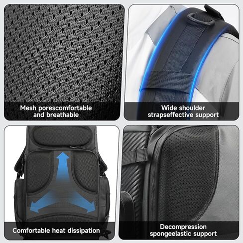 STARTRC Outdoor Backpack 40L for DJI Mavic 4 Pro/Air 3S/Avata2/Mini 5 pro Drone and Accessories, can Accommodate 2-3 Drones or Cameras，One-piece DlY Partition Design in Saudi Arabia