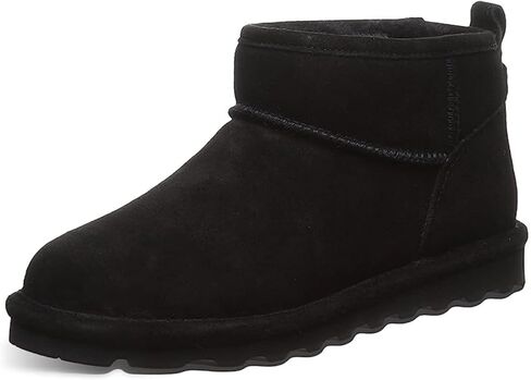 BEARPAW Women's Shorty Graphite Size 13 | Women's Ankle Boot | Women's Slip On Boot | Comfortable Winter Boot in Kuwait