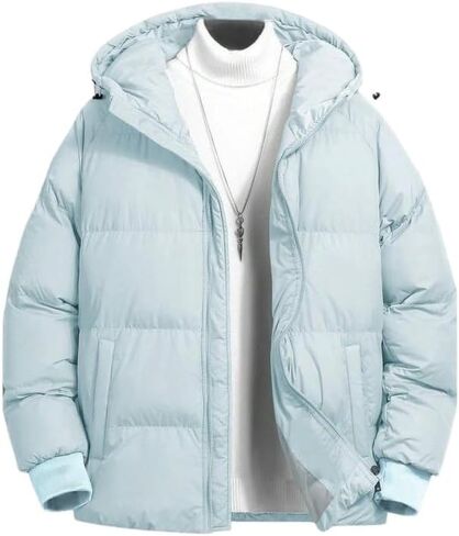 Custom Men's Light Weight Padding Jacket For Winter Warm Jackets Outdoor Waterproof Puffer Coat With Hood Outerwear in Saudi Arabia