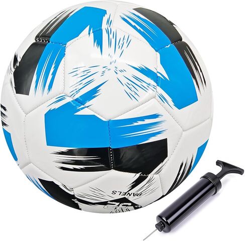 Soccer Ball Size 3 4 5 Boys Girls Youth Adults Practice Training Gift Pump Needle Football Kicking Soft Leather Anti Explosion Coach Family Fun Backyard Playground in Saudi Arabia