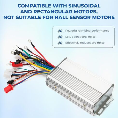 Dual Mode 12-Tube 48V 60V 64V 72V 1000W 1500W Brushless Motor Speed Controller DC Universal Replacement for High Power E-Bike Scooter (Silver) in Saudi Arabia