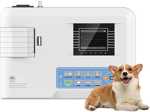 CONTEC ECG100G-VET Single-Channel Veterinary ECG Machine Veterinary Animal Monitor Machine, in Kuwait