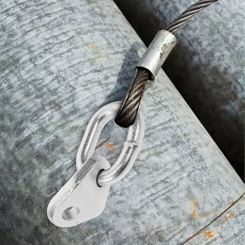 2pcs 5500lb Stainless Steel Engine Lift Brackets 110x50x10mm Motor Mount Lifting Lugs Heavy Duty Automotive Hoist Rings for Engine Support and Rigging in Kuwait