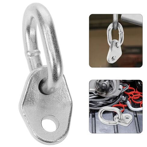 2pcs 5500lb Stainless Steel Engine Lift Brackets 110x50x10mm Motor Mount Lifting Lugs Heavy Duty Automotive Hoist Rings for Engine Support and Rigging in Kuwait