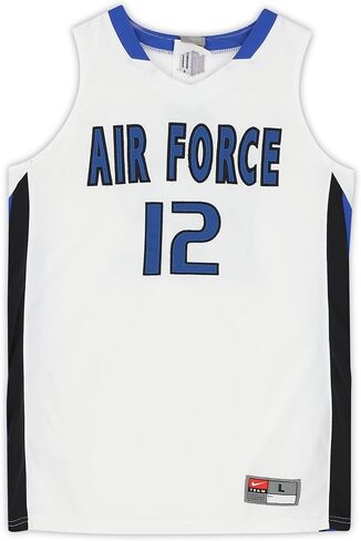 Air Force Falcons Team-Issued #12 White, Blue, and Jersey from the Basketball Program - Size L - College Programs in Saudi Arabia
