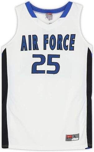 Air Force Falcons Team-Issued #25 White, Blue, and Jersey from the Basketball Program - Size L - College Programs in Saudi Arabia