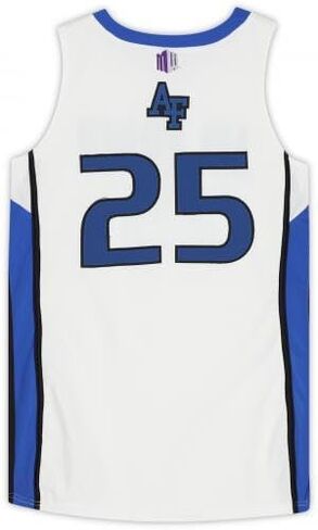 Air Force Falcons Team-Issued #25 White, Blue, and Jersey from the Basketball Program - Size L - College Programs in Saudi Arabia