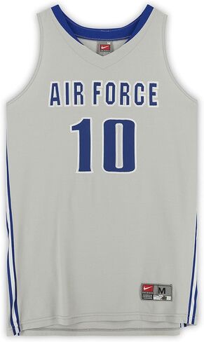 Air Force Falcons Team-Issued #10 Gray Jersey with Numbers from the Basketball Program - Size M - College Programs in Saudi Arabia