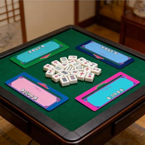 Tsangbaby 4PCS Mahjong Line Finder لبطاقات Mahjong، قارئ خط Mahjong الأمريكي للمبتدئين في السفر والحفلات والمسابقات وليالي الألعاب in Kuwait