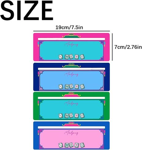 Tsangbaby 4PCS Mahjong Line Finder لبطاقات Mahjong، قارئ خط Mahjong الأمريكي للمبتدئين في السفر والحفلات والمسابقات وليالي الألعاب in Kuwait