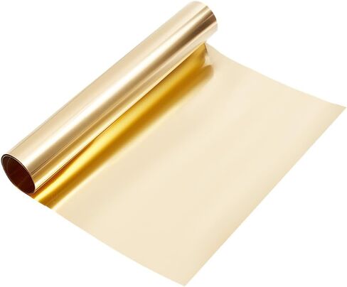 Beebeecraft 39.4"x11.8"x0.002" H62 Brass Sheet Roll Golden Flat Metal Copper Sheet Roll No Scratches Brass Plates for Crafts DIY Decoration Jewelry Repairs Electrical in Saudi Arabia