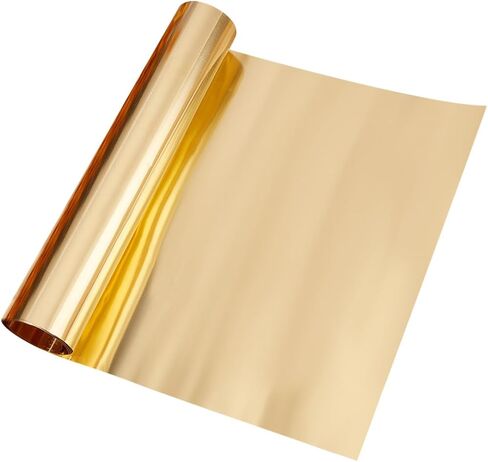 Beebeecraft 39.4"x11.8"x0.002" H62 Brass Sheet Roll Golden Flat Metal Copper Sheet Roll No Scratches Brass Plates for Crafts DIY Decoration Jewelry Repairs Electrical in Saudi Arabia