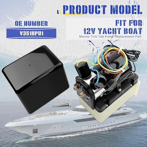 V351HPU1 Hydraulic Power Unit-12V Replace for Pump Two Solenoid Valves Compatible with Bennett Marine in Saudi Arabia