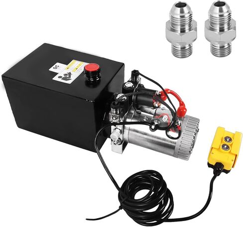 12V Hydraulic Power Unit 3200 PSI, Double-Acting Hydraulic Pump for Dump Trailer & Car Lifting in Saudi Arabia