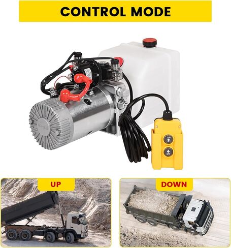 12V Hydraulic Power Unit 3200 PSI, Double-Acting Hydraulic Pump for Dump Trailer & Car Lifting in Saudi Arabia