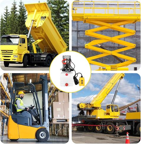 12V Hydraulic Power Unit 3200 PSI, Double-Acting Hydraulic Pump for Dump Trailer & Car Lifting in Saudi Arabia