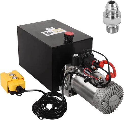 12V Hydraulic Power Unit 3200 PSI, Double-Acting Hydraulic Pump for Dump Trailer & Car Lifting in Saudi Arabia