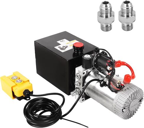 12V Hydraulic Power Unit 3200 PSI, Double-Acting Hydraulic Pump for Dump Trailer & Car Lifting in Saudi Arabia