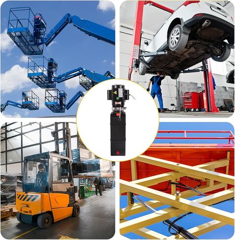 مضخة دوبي الهيدروليكية 16 كوارت، وحدة طاقة هيدروليكية 4 جالون 220 فولت 2 حصان 3450 دورة في الدقيقة مضخة رفع السيارة الهيدروليكية الكهربائية أحادية الطور لرفع السيارة والمقطورة القلابة in Kuwait