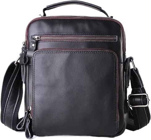 Messenger Bags Men Leather Crossbody Bag Male Genuine Shoulder for Men's Travel Handbag in Kuwait