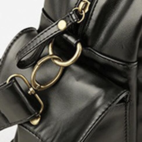 Messenger Bags Men's Retro Handbags Shoulder Genuine Leather Large Travel in Kuwait