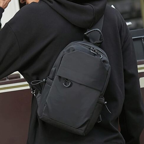 Messenger Bags Men's Waterproof Bag Fashion Oxford Shoulder Multifunctional Short Travel Chest in Kuwait