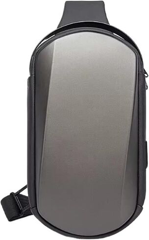 Messenger Bags Multifunctional USB Bag Shoulder Men TPU Waterproof Travel Sling Men's Chest in Kuwait