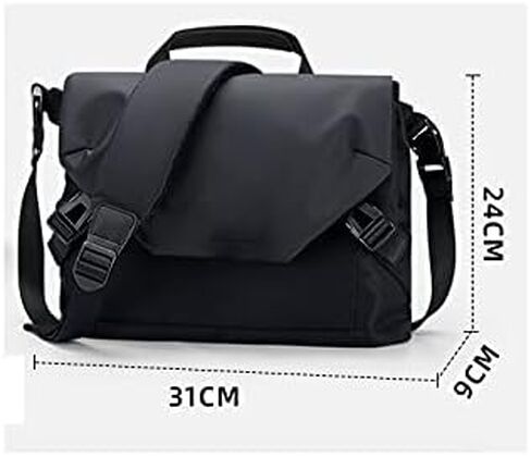 Messenger Bags Men Large Capacity Travel Shoulder Bag Waterproof Zipper Short Distance Casual Student in Saudi Arabia