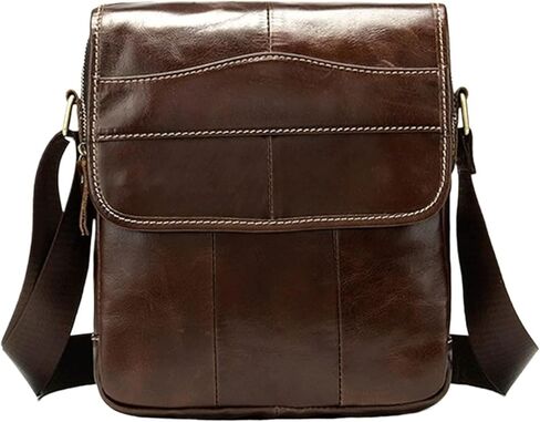 Messenger Bags Men's Leather Bag Large Capacity Shoulder in Saudi Arabia