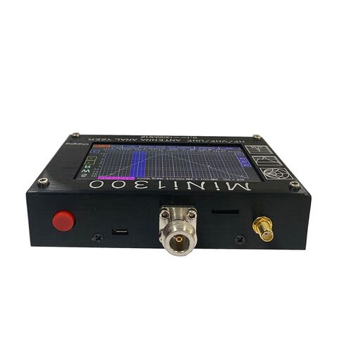 محلل هوائي Mini1300 0.1-1300 ميجا هرتز مع شاشة لمس 4.3 بوصة SWR/مقاومة/اختبار فقدان الإرجاع TDR وL/C متر SMA مجموعة معايرة غلاف من سبائك الألومنيوم in Kuwait