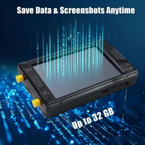 TinySA Ultra+ ZS407، محلل الطيف المحمول ومولد الإشارة 7.3 جيجا هرتز، محلل الترددات اللاسلكية 2 في 1 100 كيلو هرتز - 7.3 جيجا هرتز مع شاشة لمس 4 بوصات، لتصحيح أخطاء WiFi/Bluetooth، راديو HAM، محاذاة الأقمار الصناعية in Kuwait