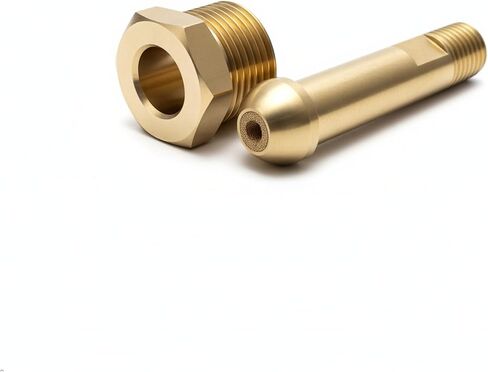 موصل المدخل CGA-580 الجوز & 3 "الحلمة وشعلة أوكسي الأسيتيلين توصيلات سريعة | 1/4" ذكر مضيئة | مجهزة بوظائف تقليل الضوضاء والترشيح | الإعداد السريع للحام والقطع YBMTE in Kuwait