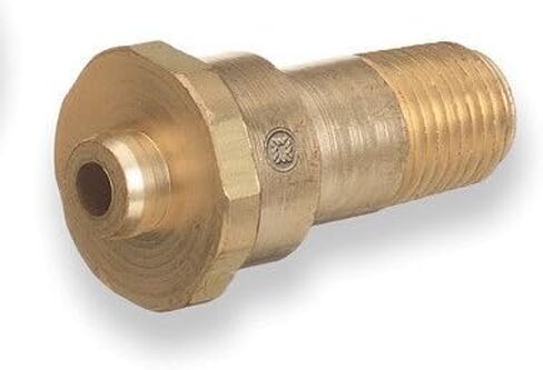 1/4" NPT X 1 3/4" Long Male Brass Regulator Nipple CGA 660 in Saudi Arabia