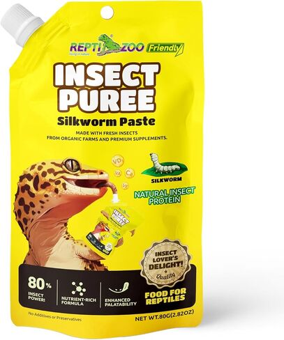 Insect Puree, Silkworm Paste, Reptile Food Made with Fresh Insects in Kuwait