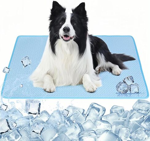 VeMee Dog Cooling Mat Breathable Cooling Mat for Dogs Cats Self Cooling Pad Non-Slip Washable for Indoor Outdoor Pets in Saudi Arabia