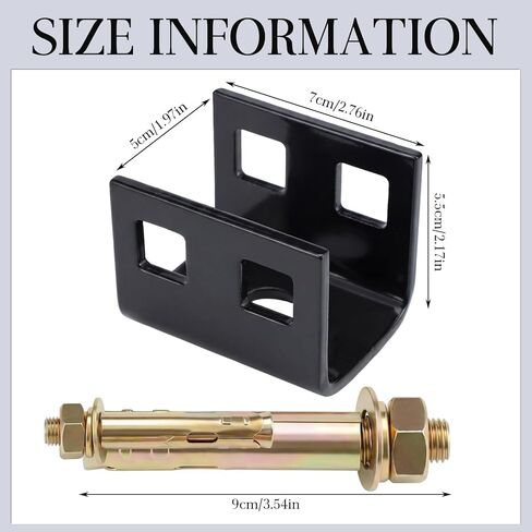 4 Pack Mobile Home Concrete Slab Anchors Kit - Heavy Duty Expansion Bolt Anchors for Manufactured Housing, Secure and Stable Mounting on Existing Concrete Slabs in Kuwait